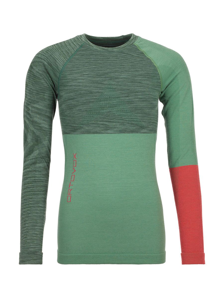 Ortovox 230 Merino Competition Long Sleeve W, green isar blend - Bild 1