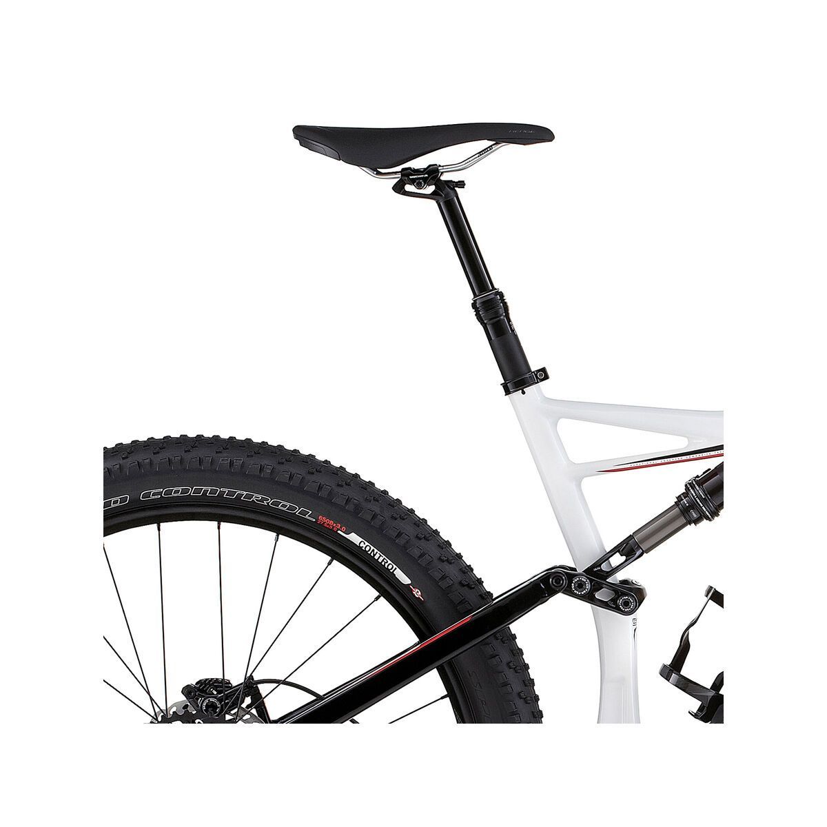 Specialized Stumpjumper FSR Comp Carbon 6Fattie, gloss/white/black/red - Bild 5