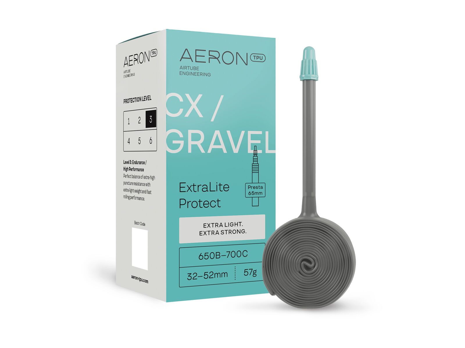 Aeron CX/Gravel - ExtraLite Protect / 32-52 / SV65 / 650B-700C - Bild 1