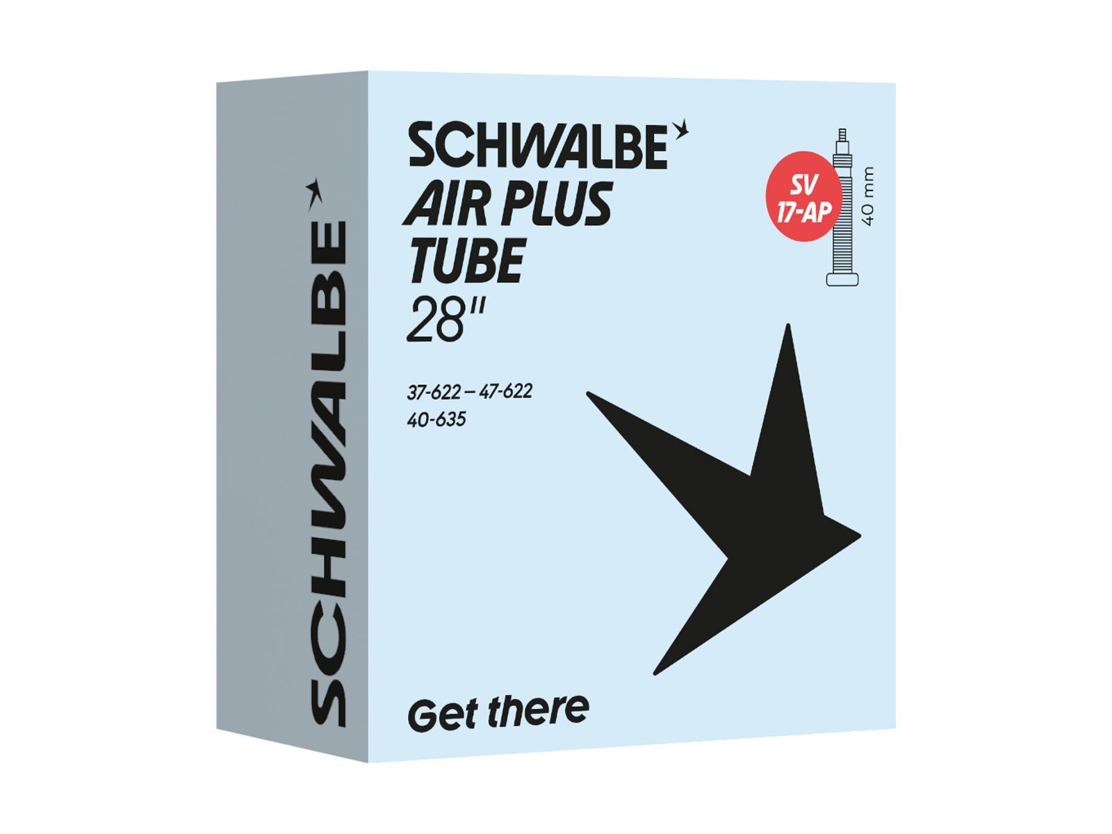 Schwalbe Air Plus Schlauch SV 17-AP 28 Zoll / 37/47-622/635 - Bild 1