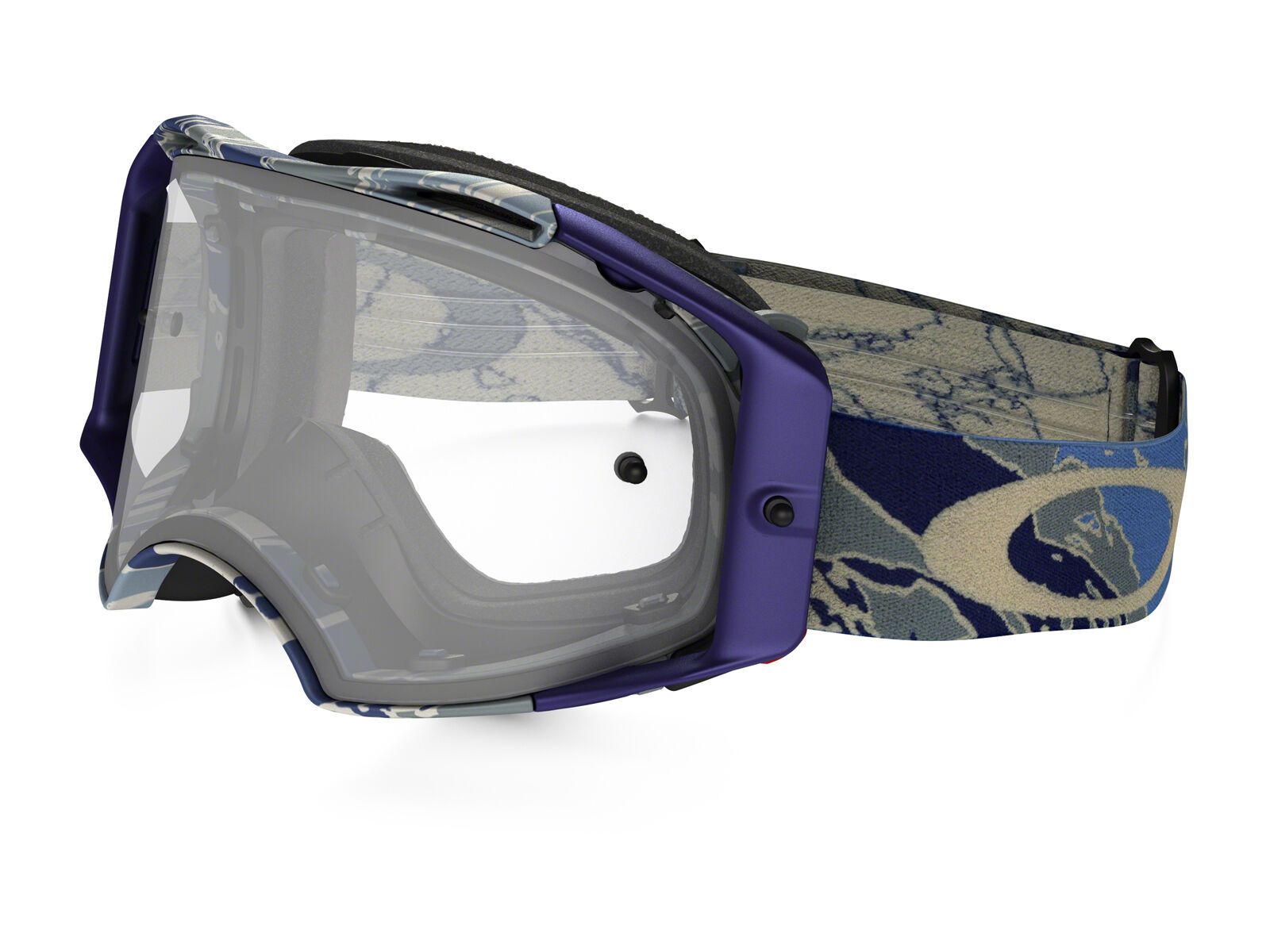 Oakley Airbrake MX, desert camo navy/Lens: dark grey - Bild 1