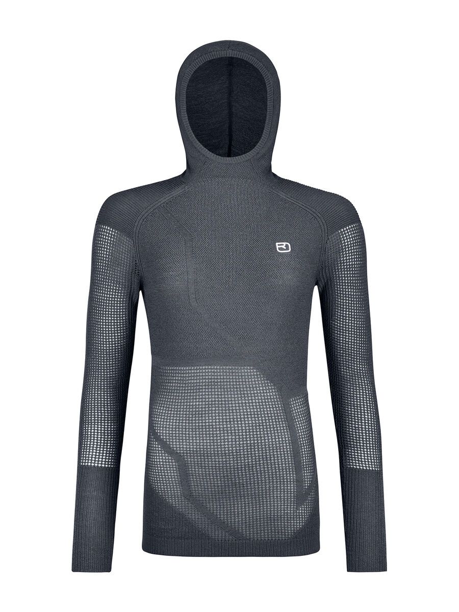 Ortovox Merino Thermovent Hoody W, dark grey blend - Bild 1