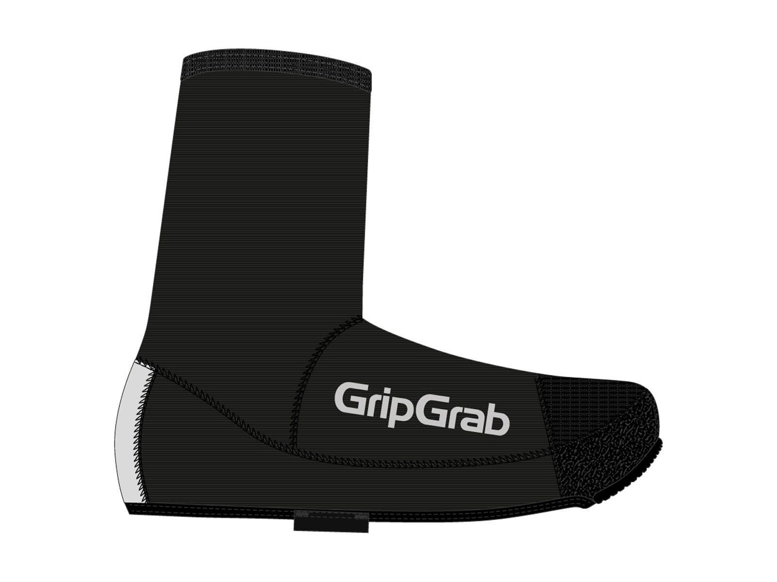 GripGrab PACR Waterproof Winter Gravel Shoe Covers, black - Bild 1