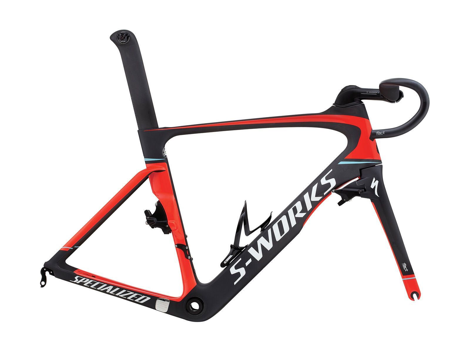 Specialized S-Works Venge ViAS Module, satin carbon/rocket red/light blue/white - Bild 1