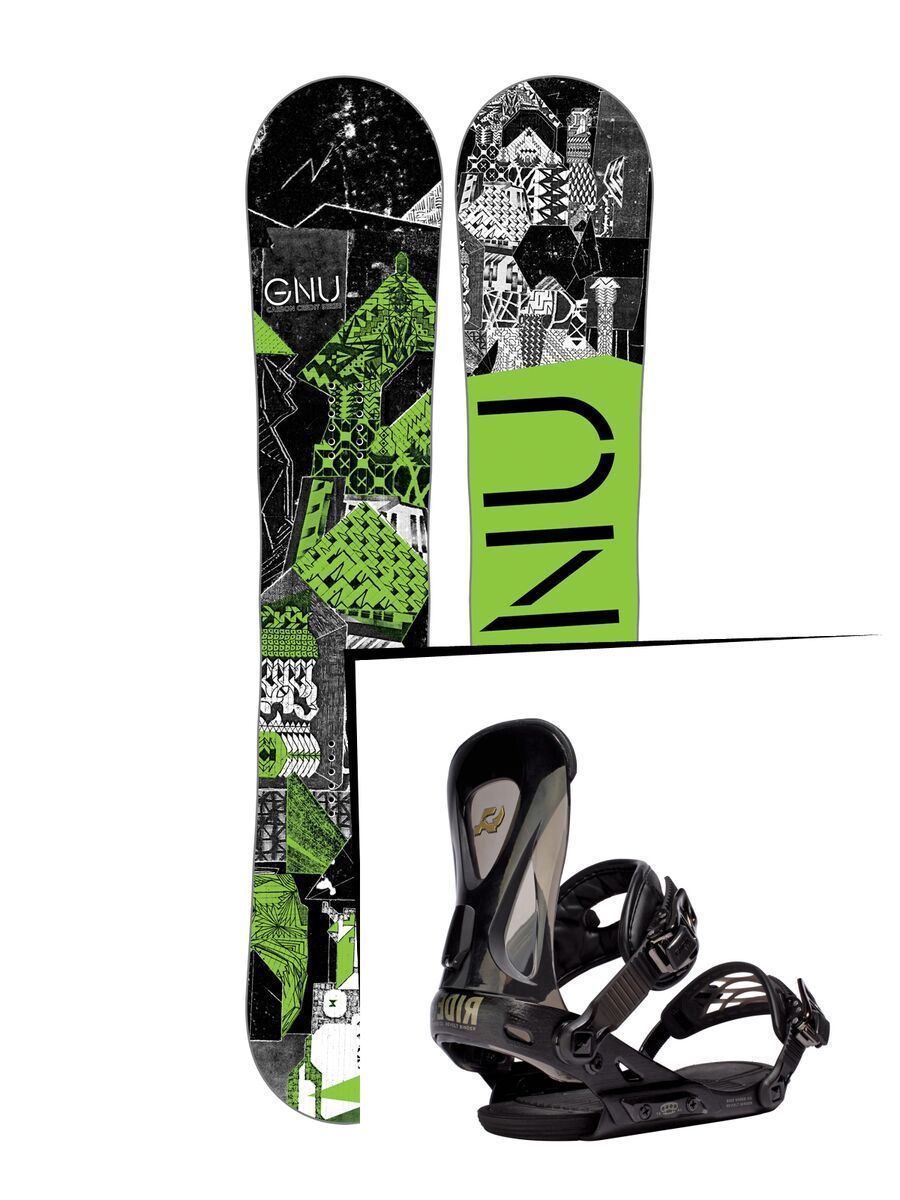 Set: Gnu Carbon Credit 2017 + Ride Revolt (1178203S) - Bild 1