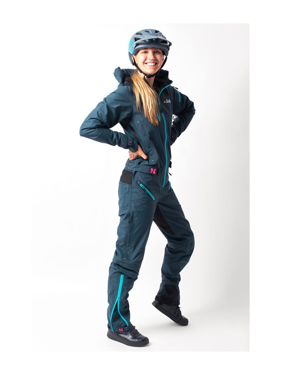 dirtlej DirtSuit Core Edition Ladies Cut, steel blue/turquoise - Bild 5