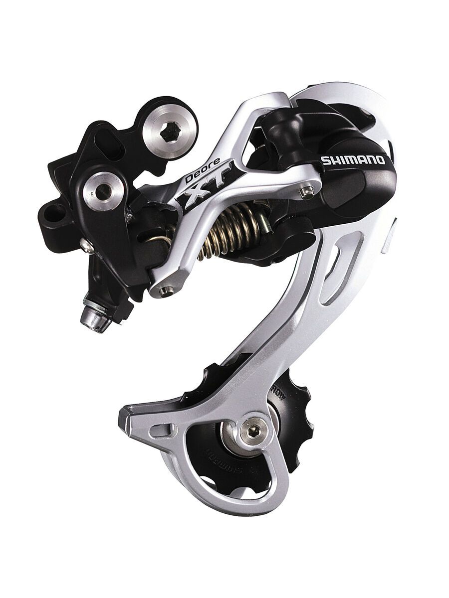 Shimano Schaltwerk Deore XT RD-M772 Shadow 9-fach - mittellang, schwarz/silber - Bild 1