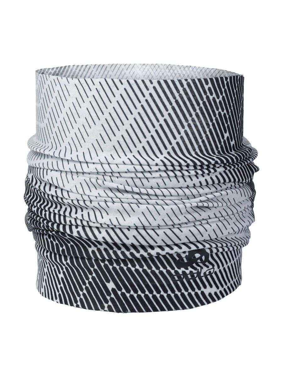 Odlo Printed Light Schlauchschal, black - odlo silver grey - Bild 1