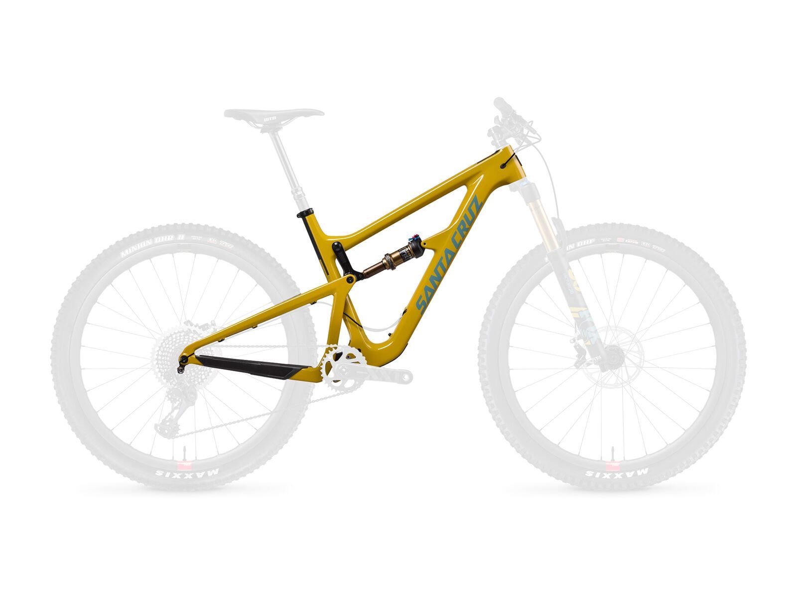 Santa Cruz Hightower CC Frameset, mustard and slate blue - Bild 1