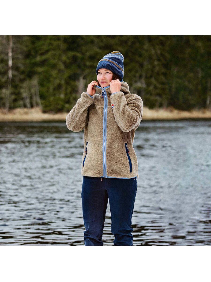 Elevenate Women's Glacier Pile Hood, vintage khaki - Bild 4