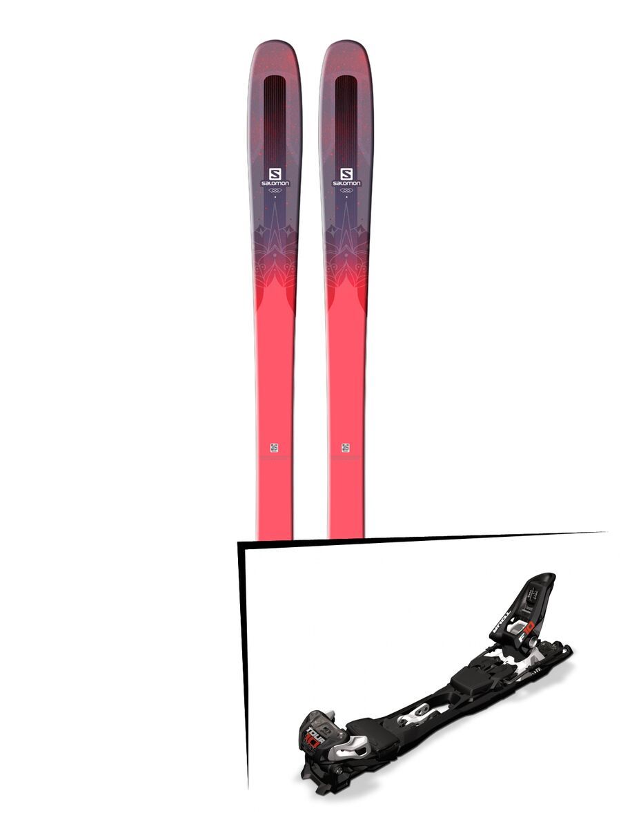 Set: Salomon QST Myriad 85 2018 + Marker F10 Tour black/white - Bild 1