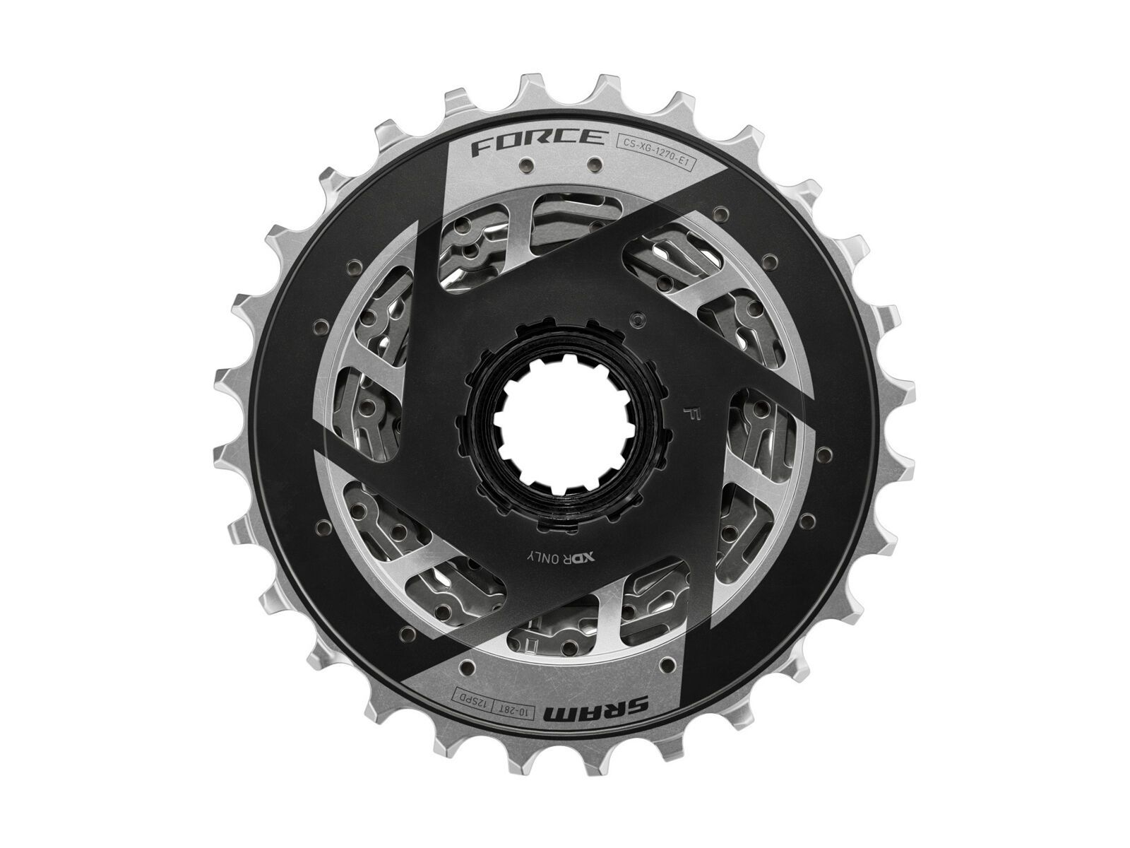 SRAM Force XG-1270 E1 Kassette - 12-fach, silver - Bild 3