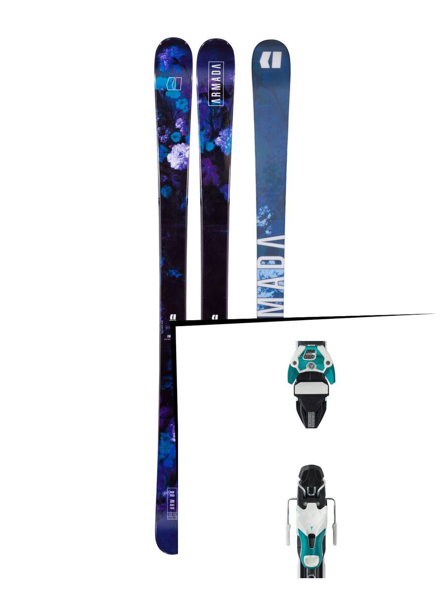 Set: Armada Arw 84 2018 + Atomic Warden 11 DT white/mint - Bild 1