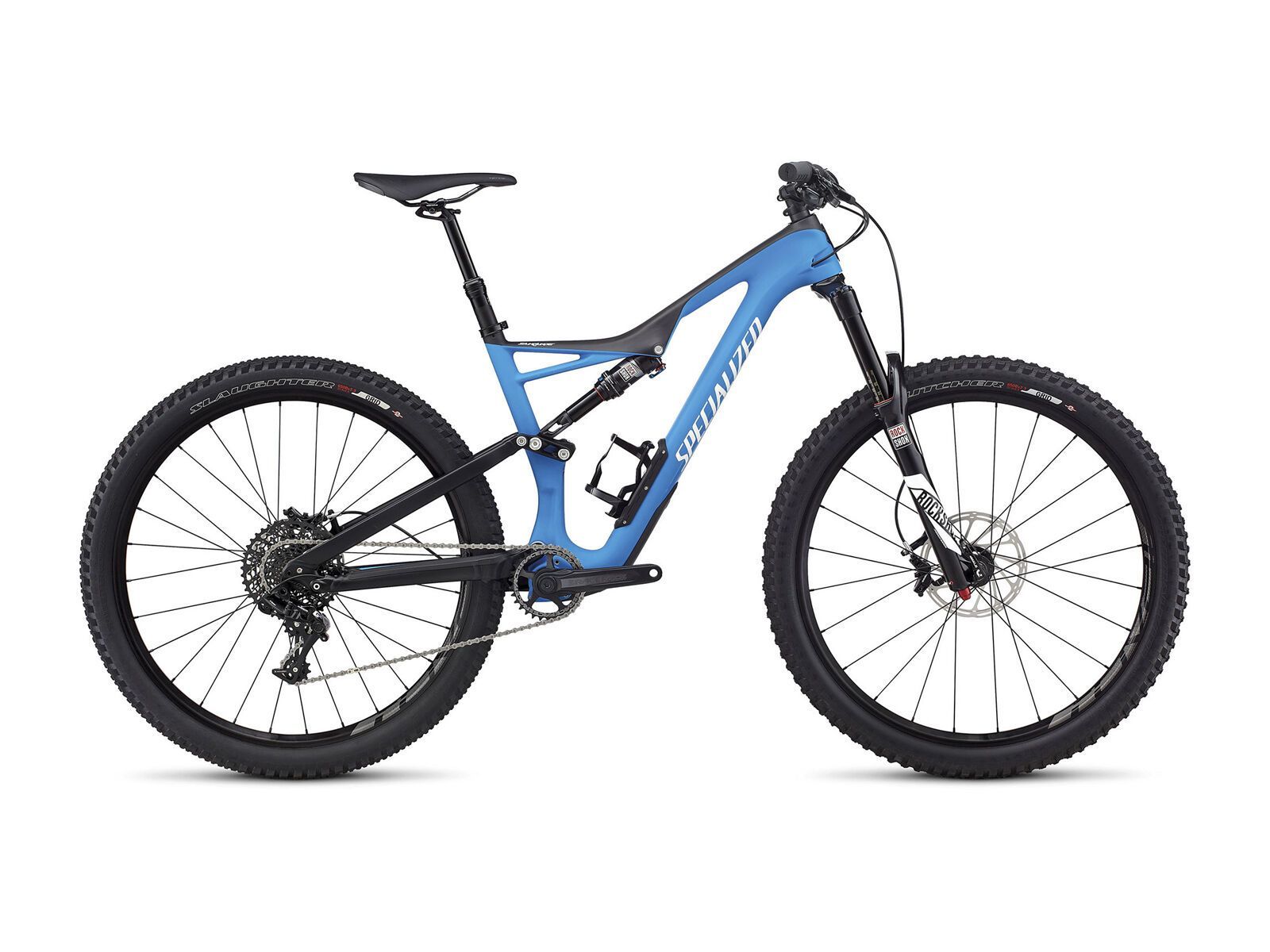 Specialized Stumpjumper FSR Comp Carbon 650B, carbon/neon blue/white - Bild 1