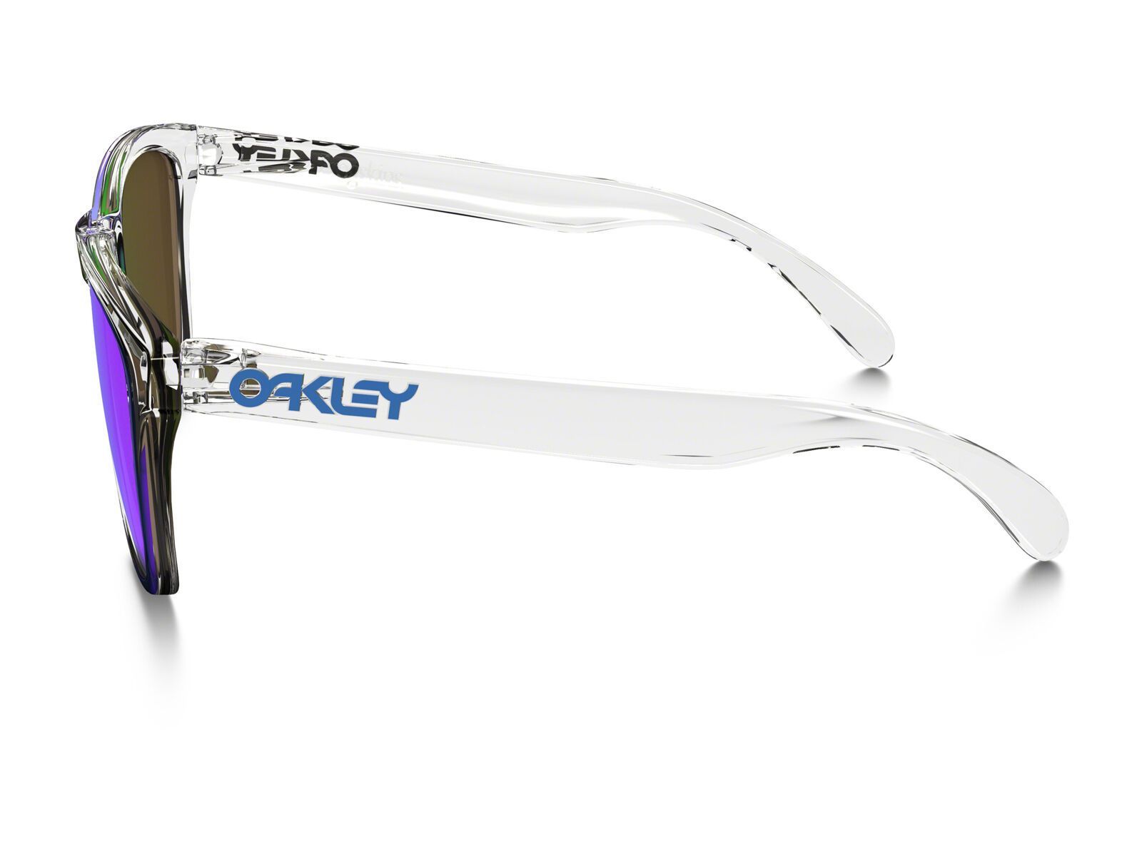 Oakley Frogskins, polished clear/Lens: sapphire iridium - Bild 4