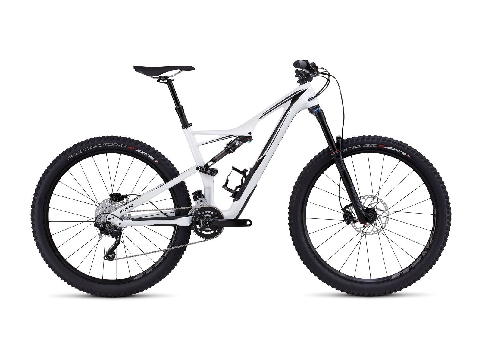 Specialized Stumpjumper FSR Comp Carbon 650b, gloss white/black - Bild 1