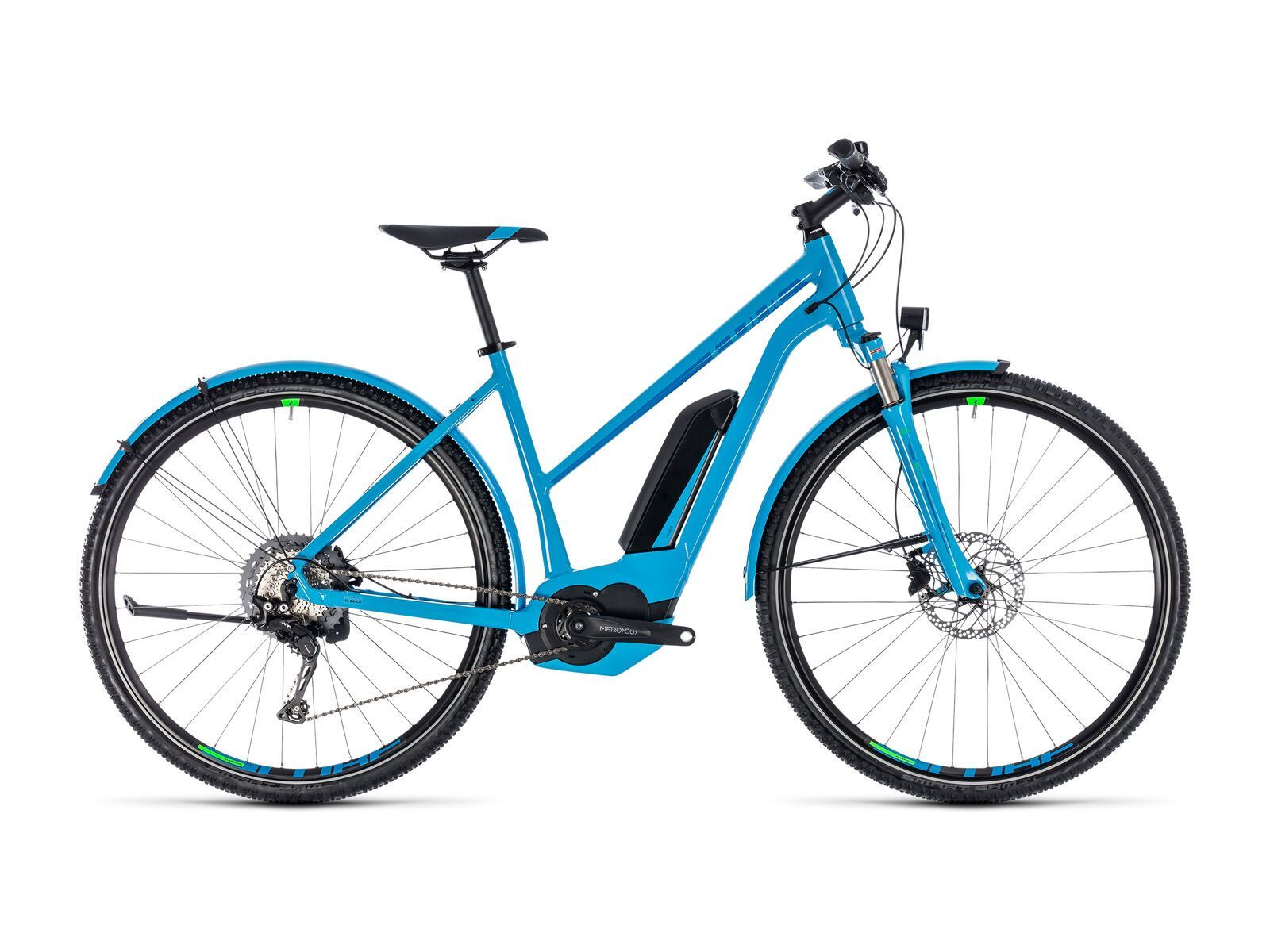 Cube Cross Hybrid Race Allroad 500 Trapeze, blue´n´green - Bild 1