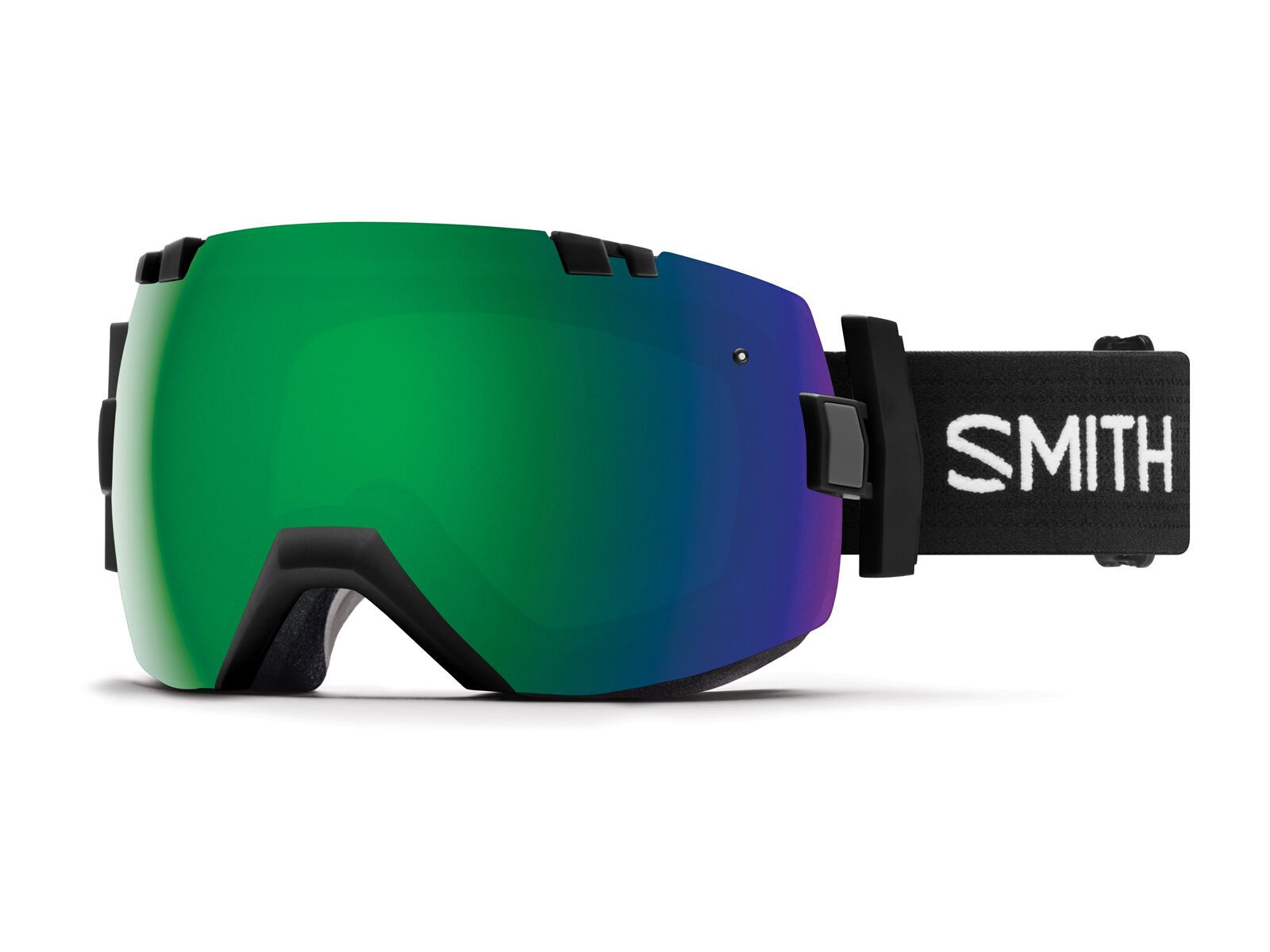 Smith I/OX inkl. Wechselscheibe, black/Lens: sun green mirror chromapop/storm rose flash - Bild 1
