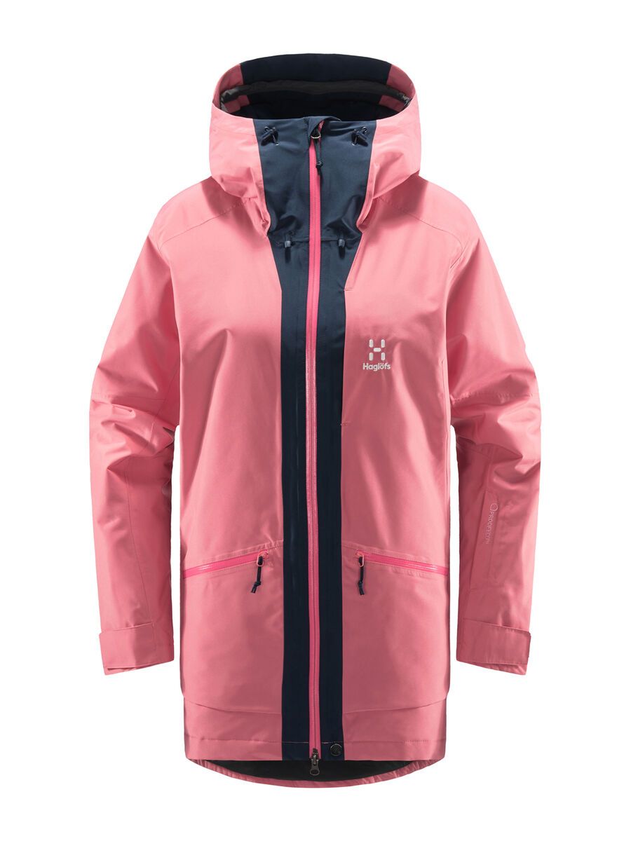 Haglöfs Lumi Insulated Parka Women, tulip pink/tarn blue - Bild 1