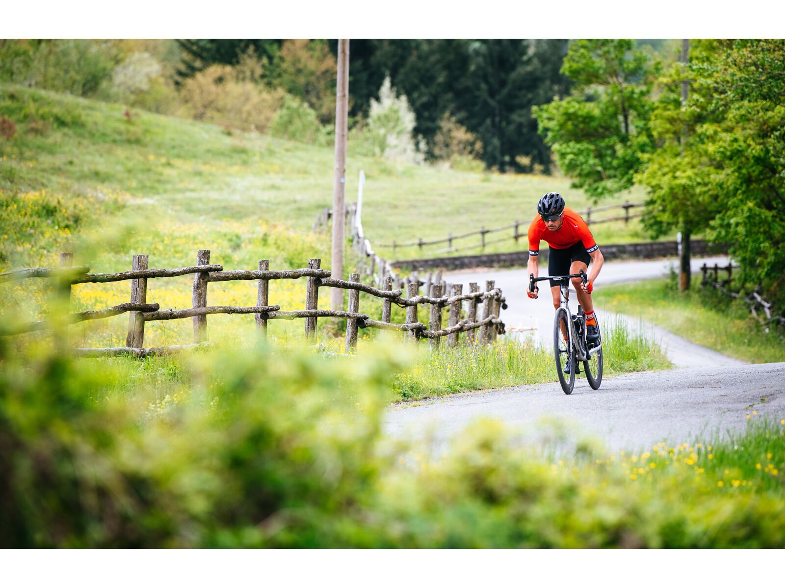 Castelli Entrata VI Jersey, fiery red/dark gray-ivory - Bild 11