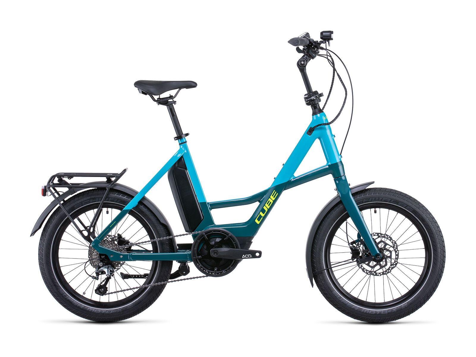 Cube Compact Sport Hybrid 500, blue´n´lime - Bild 1