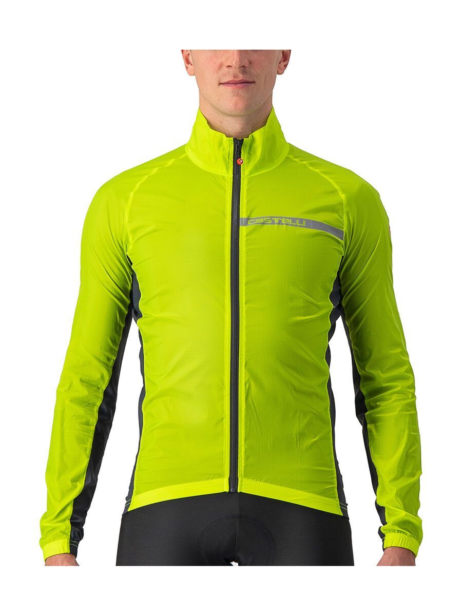 Castelli Squadra Stretch Jacket, electric lime/dark gray - Bild 1