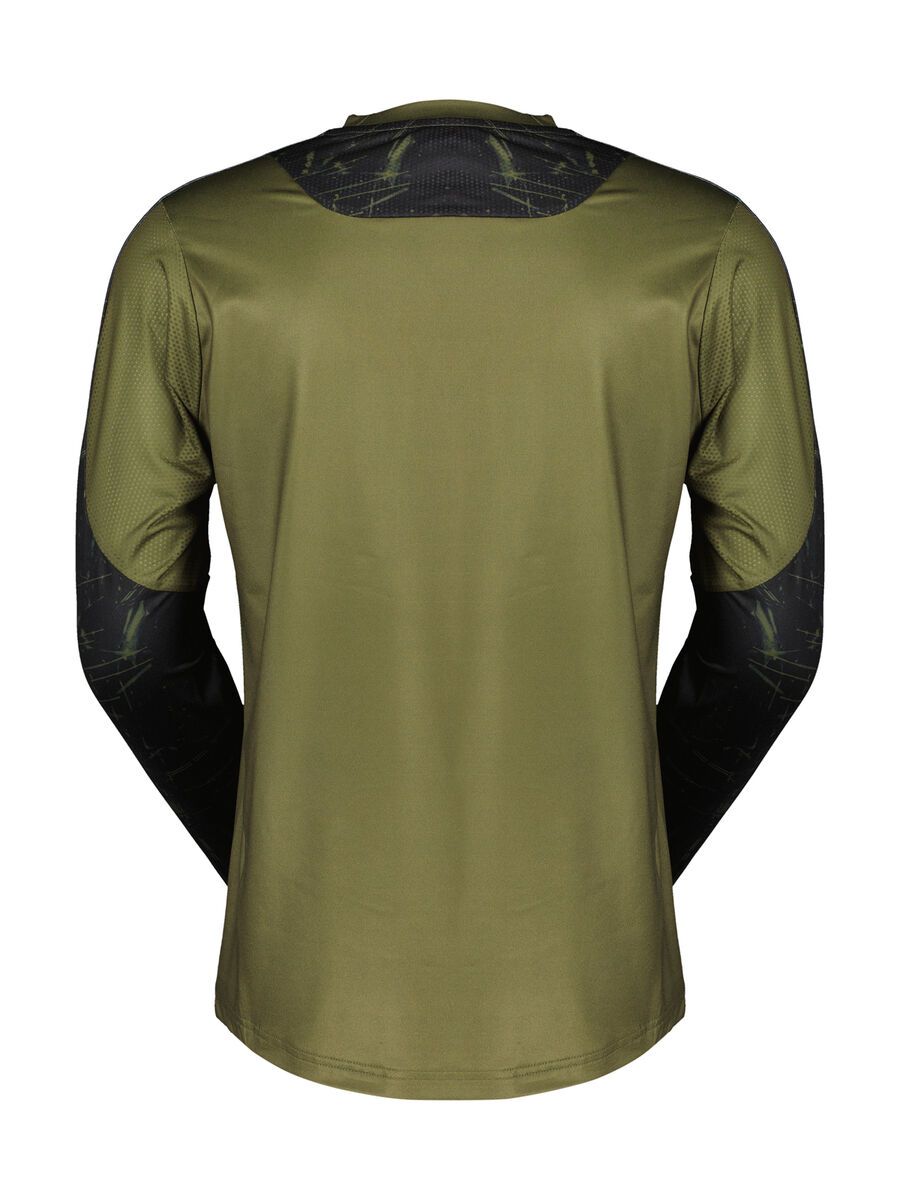 Scott Trail Storm Long-sleeve Men's Tee, fir green/black - Bild 2