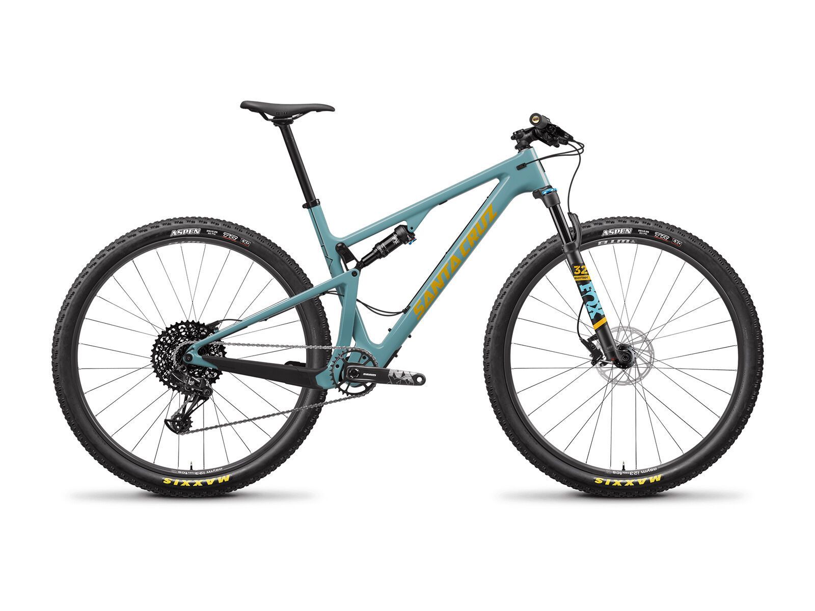 Santa Cruz Blur C R, gloss aqua and yellow - Bild 1