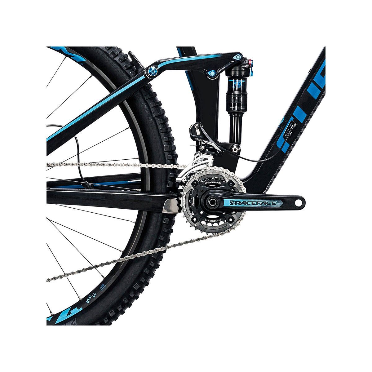 Cube Stereo 140 C:62 Race 29, carbon´n´blue - Bild 3