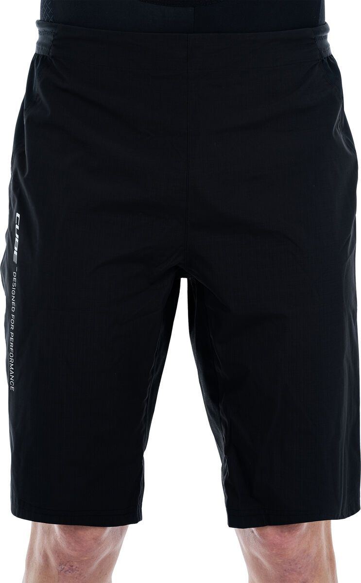 Cube Blackline Regenhose kurz, black - Bild 1