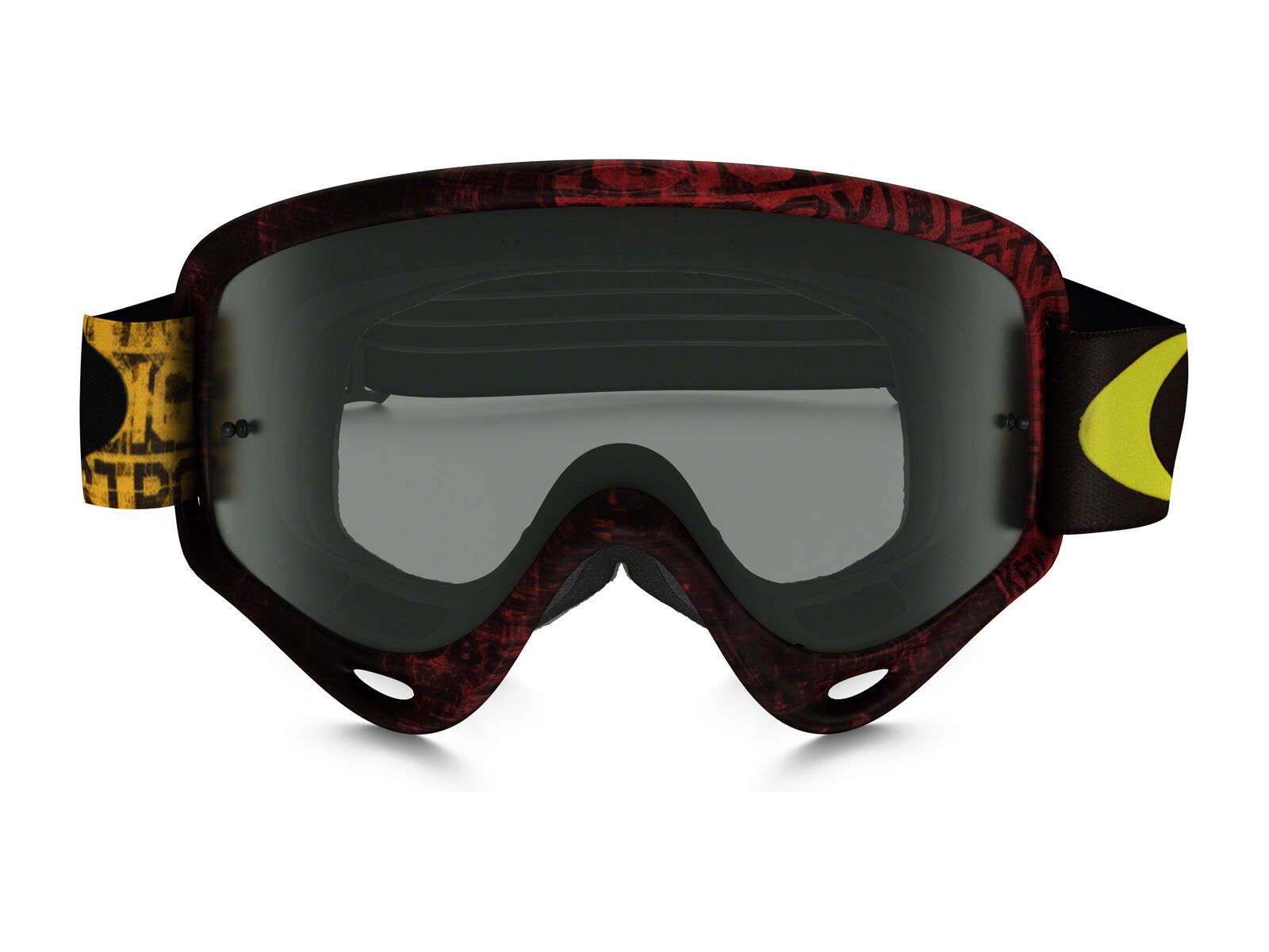 Oakley O Frame MX, distress tagline red/yellow/Lens: dark grey - Bild 2