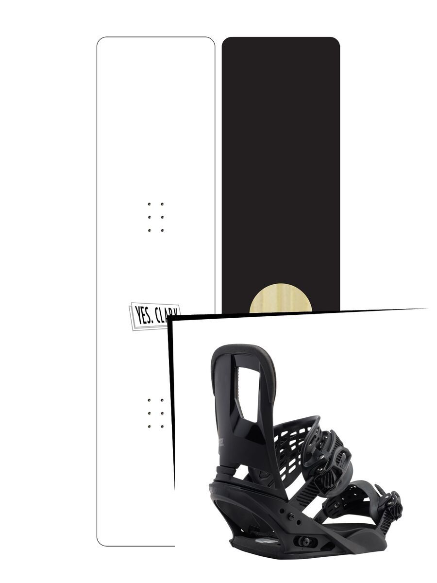 Set: Yes The Clark 2019 + Burton Cartel black - Bild 1