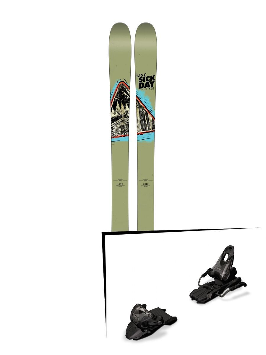 Set: Line Sick Day 95 2016 + Marker Free Ten inkl. Screw-Kit (1685471) - Bild 1