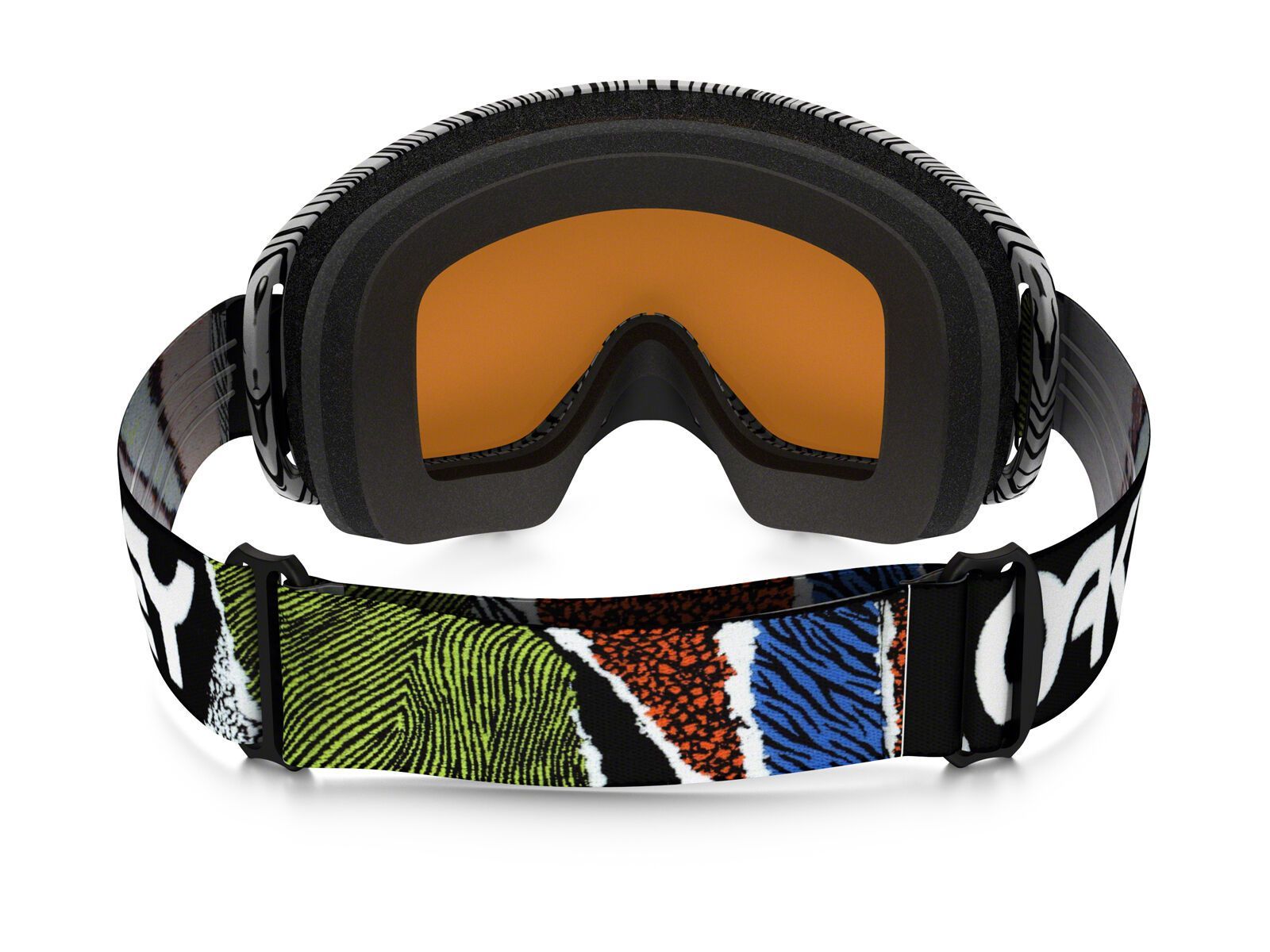 Oakley O2 MX inkl. Wechselscheibe, white bengal/Lens: black iridium - Bild 3