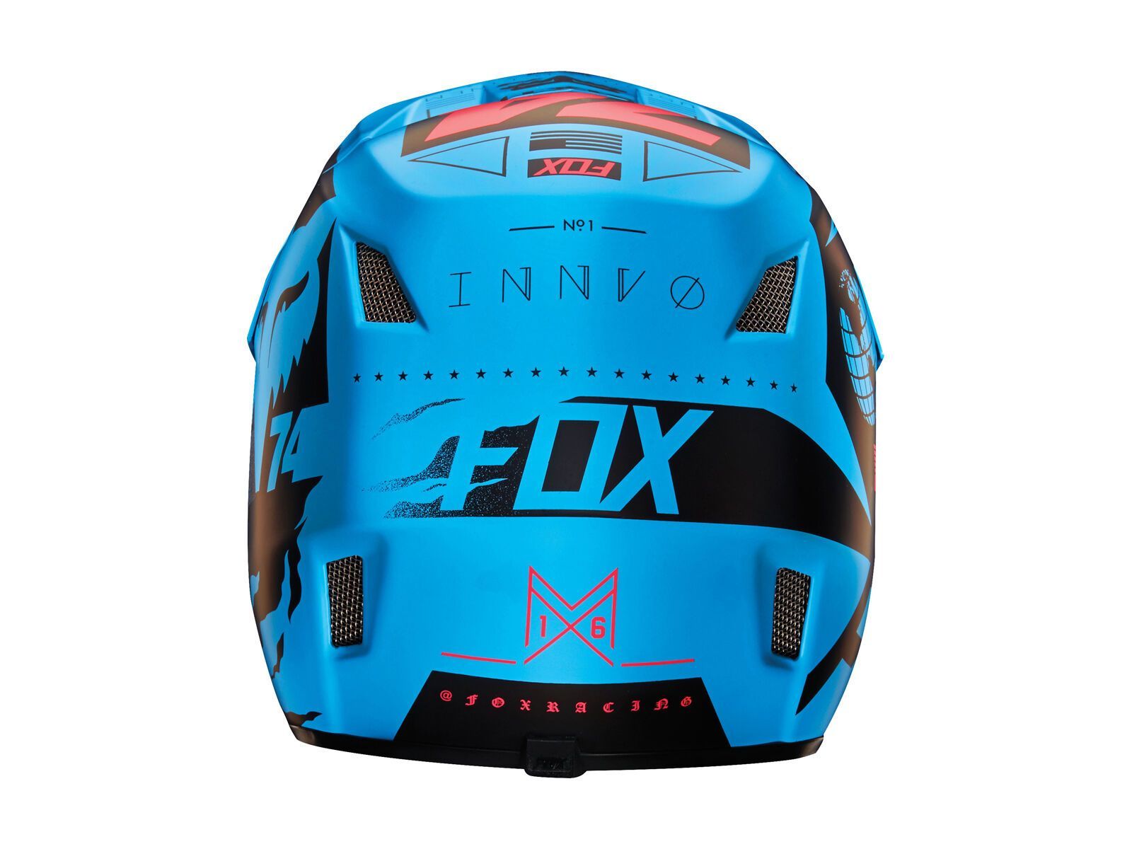 Fox Rampage Comp Helmet, blue - Bild 3