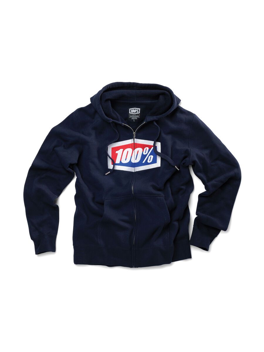 100% Official Full-Zip, navy - Bild 1
