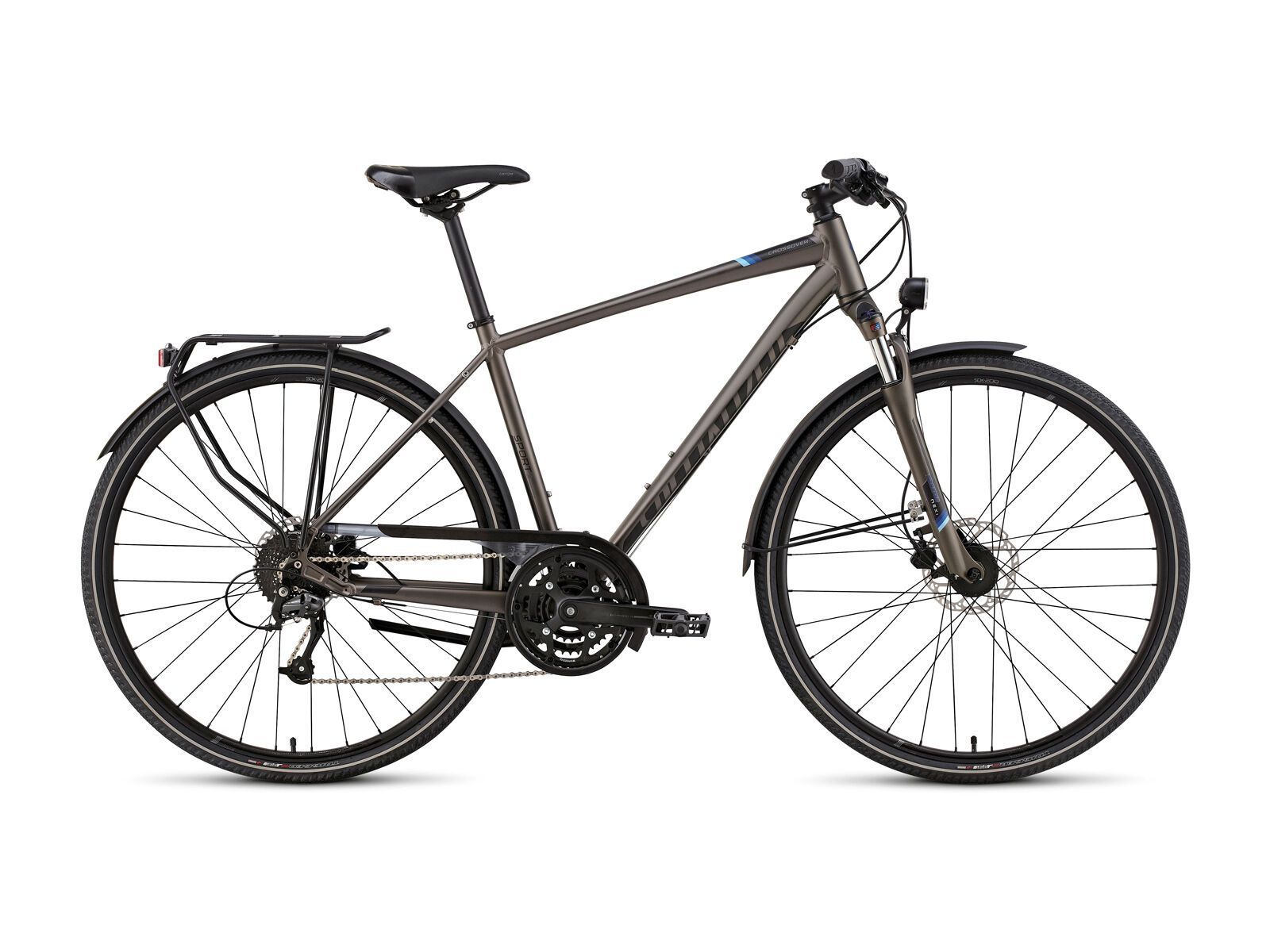 Specialized Crossover Sport Disc, satin gunmetal/black/dark blue - Bild 1