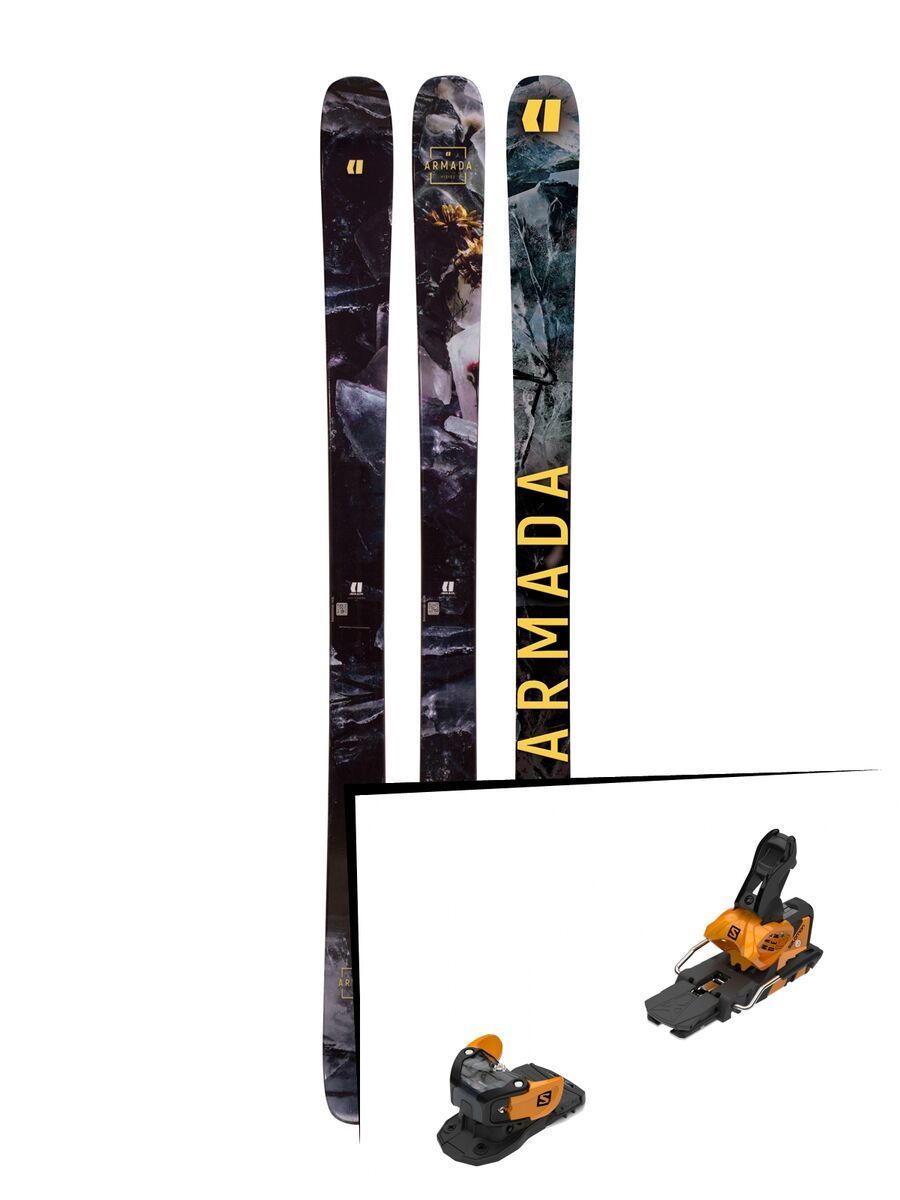 Set: Armada Arw 86 2019 + Salomon Warden MNC 13 saffron/black - Bild 1