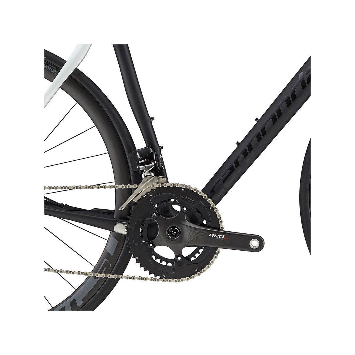 Cannondale Synapse Hi-Mod Disc Black Inc., satin black w/ gloss black and cashmere - BLE - Bild 3