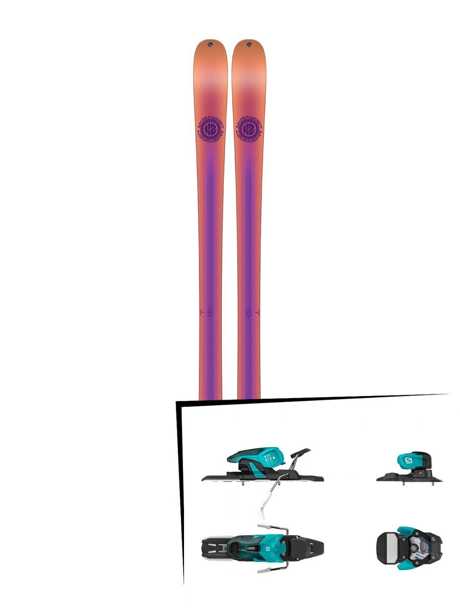 Set: K2 SKI Missconduct 2018 + Salomon Warden 11 turquoise/black - Bild 1