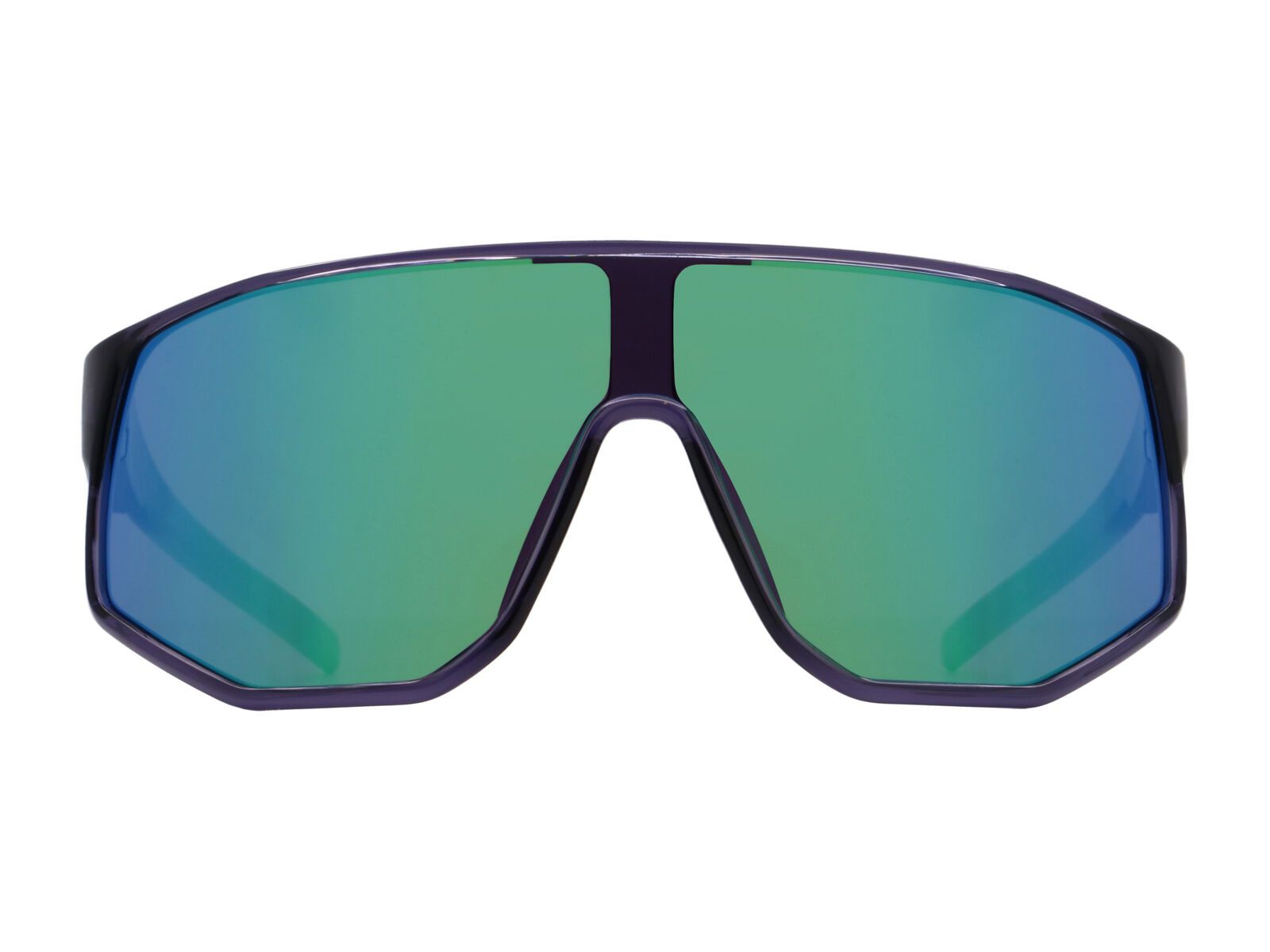 Red Bull Spect Eyewear Dash, Smoke/Green-Purple Mirror / shiny x’tal dark purple - Bild 3