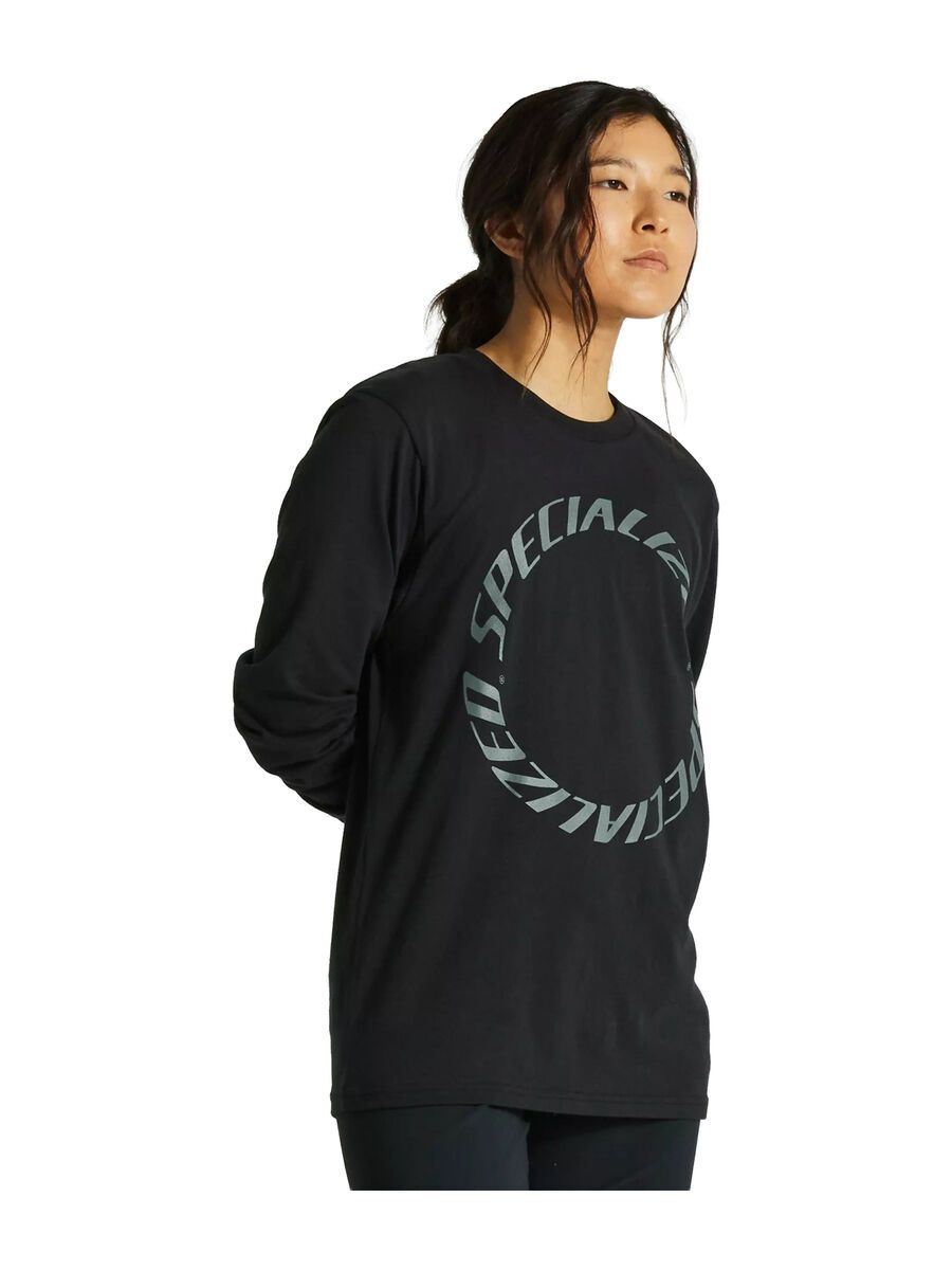 Specialized Twisted Long Sleeve Tee unisex langarm, black - Bild 3