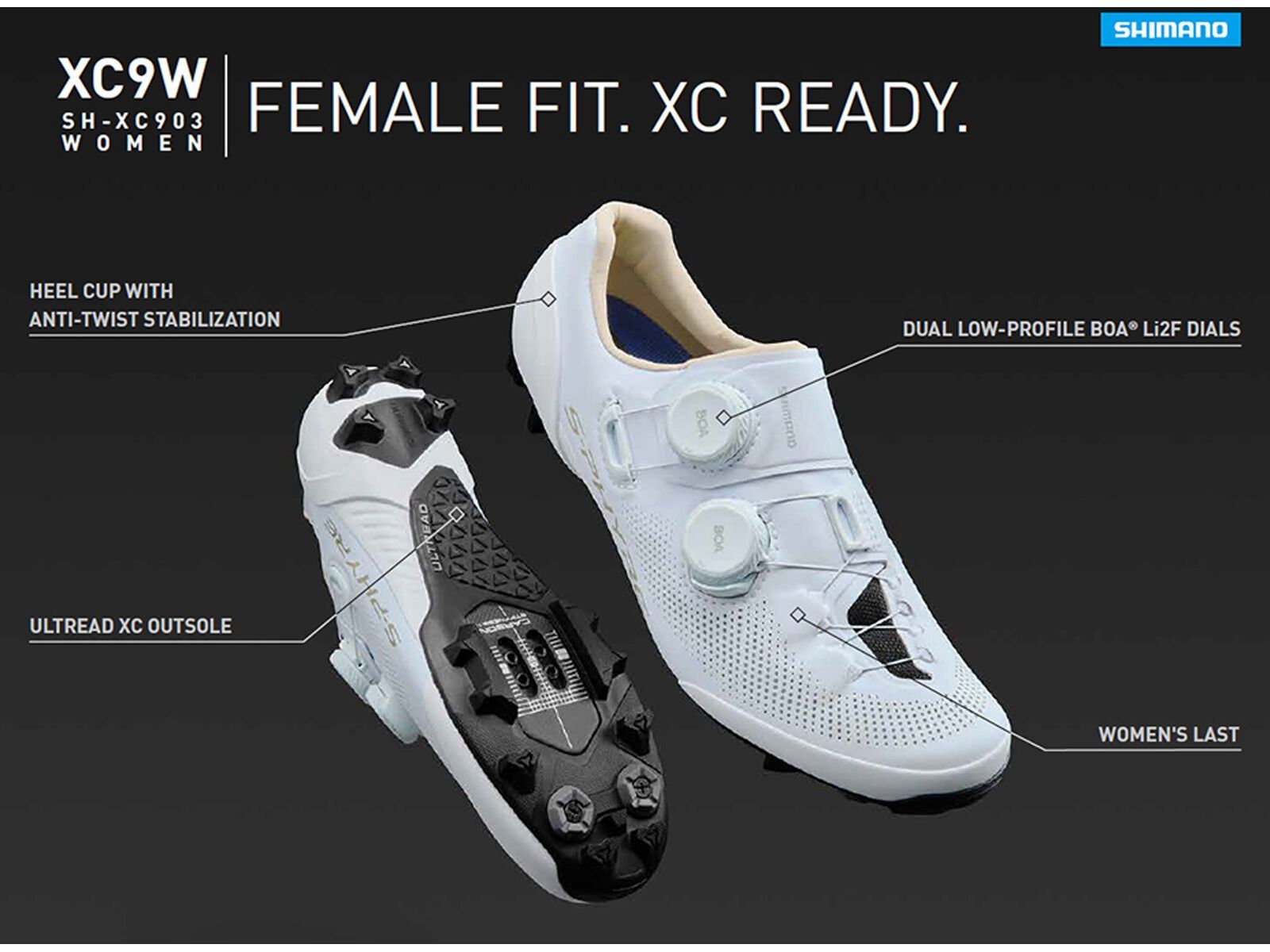 Shimano S-Phyre SH-XC903W XC, white - Bild 7