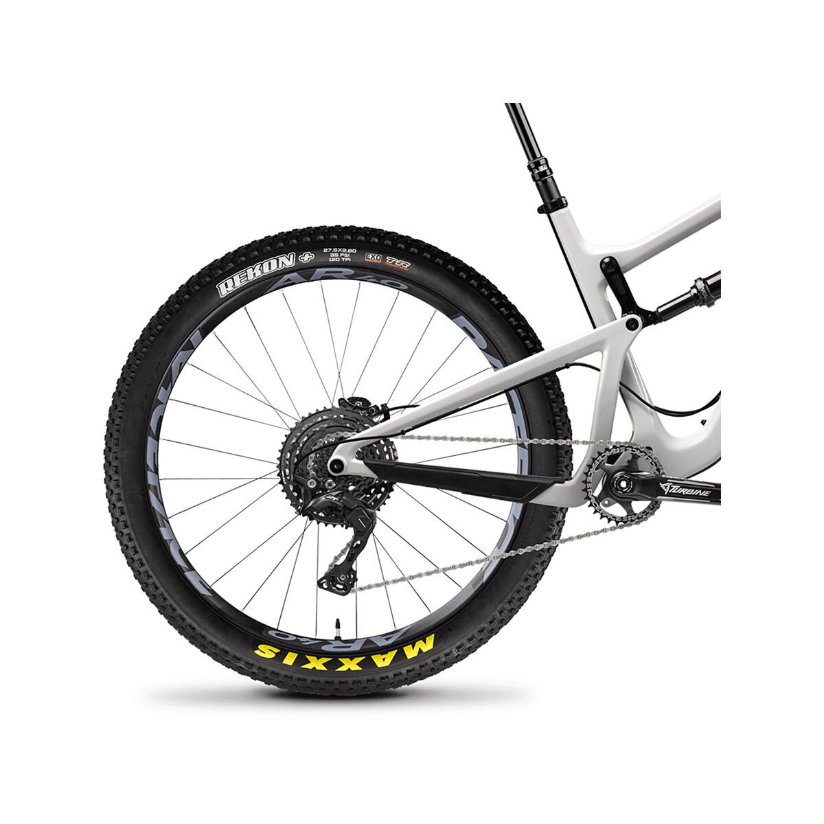 Santa Cruz Hightower C XE 27.5 Plus, gloss cannery grey and blue - Bild 5