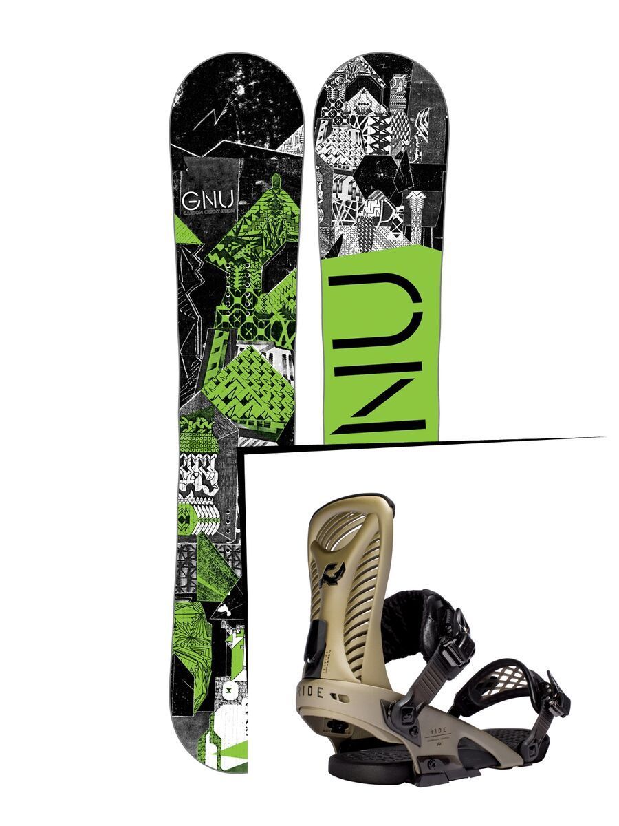 Set: Gnu Carbon Credit 2017 + Ride Capo (1487146S) - Bild 1