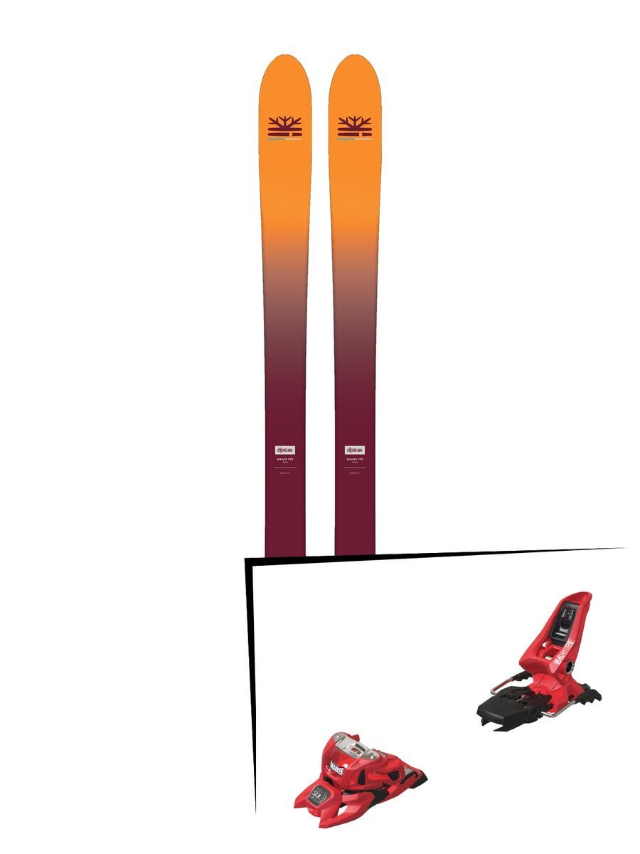 Set: DPS Skis Wailer F99 Foundation 2018 + Marker Squire 11 ID red - Bild 1