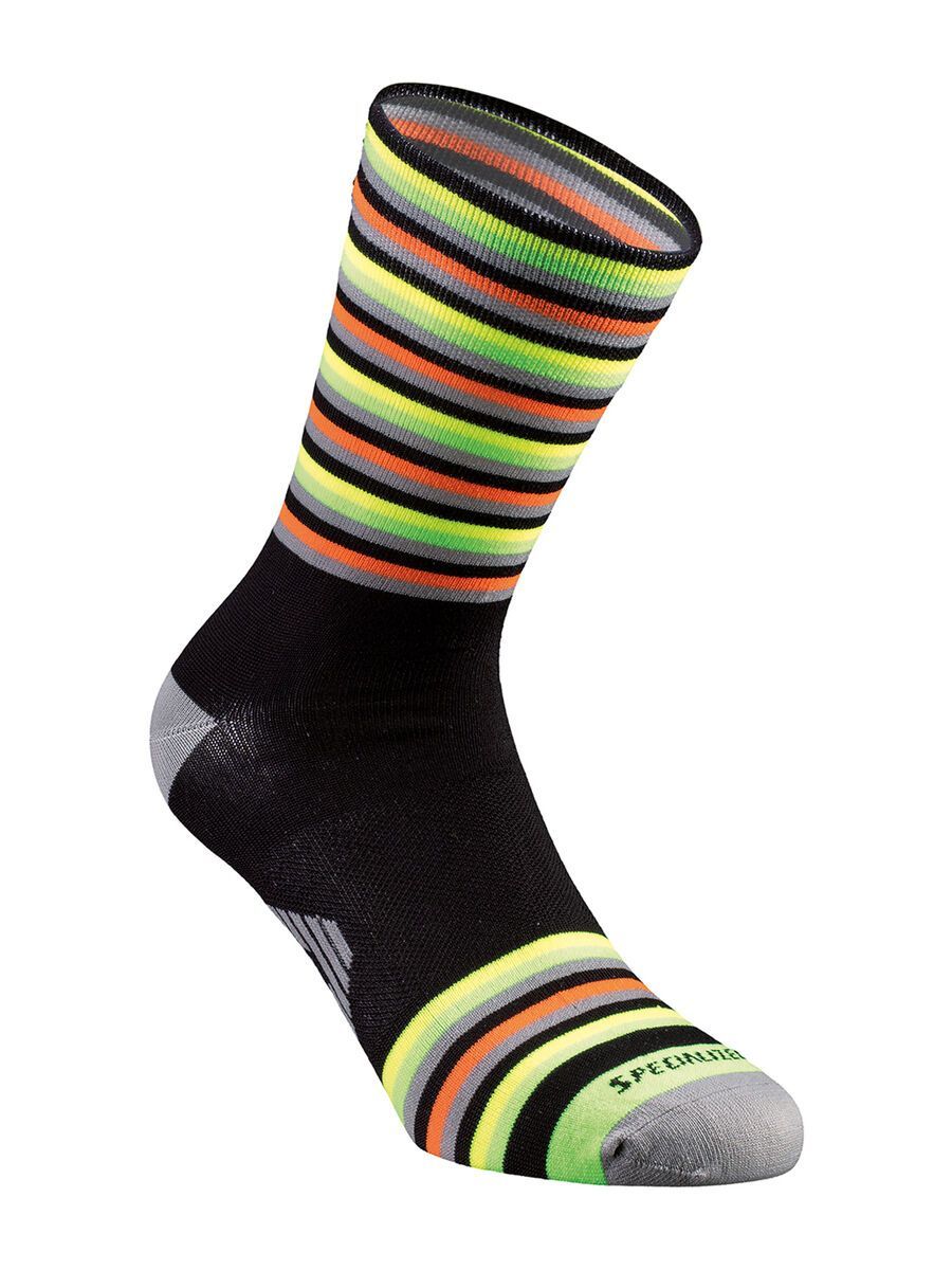 Specialized Full Stripe Summer Sock, black/anthracite/dark green - Bild 1
