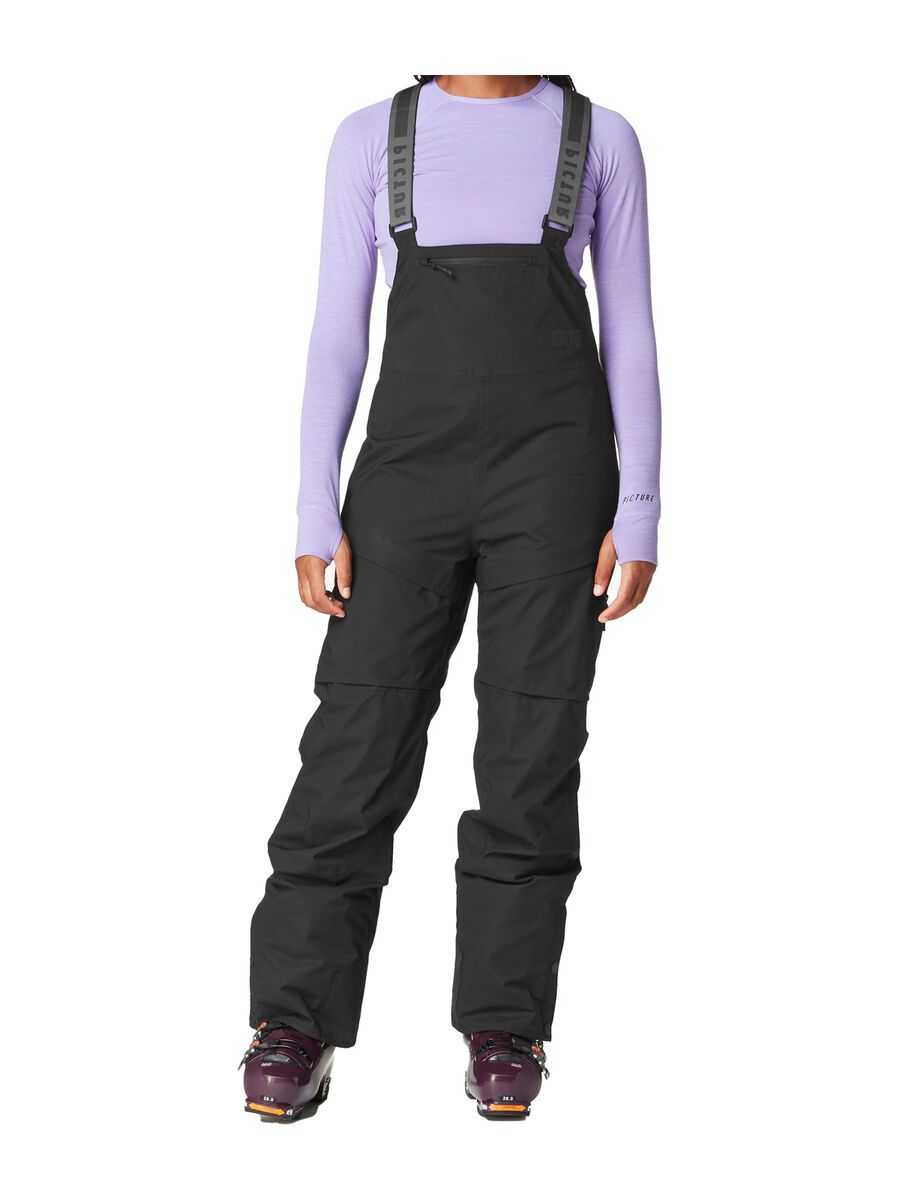 Picture Elwy Bib Pants, black - Bild 1