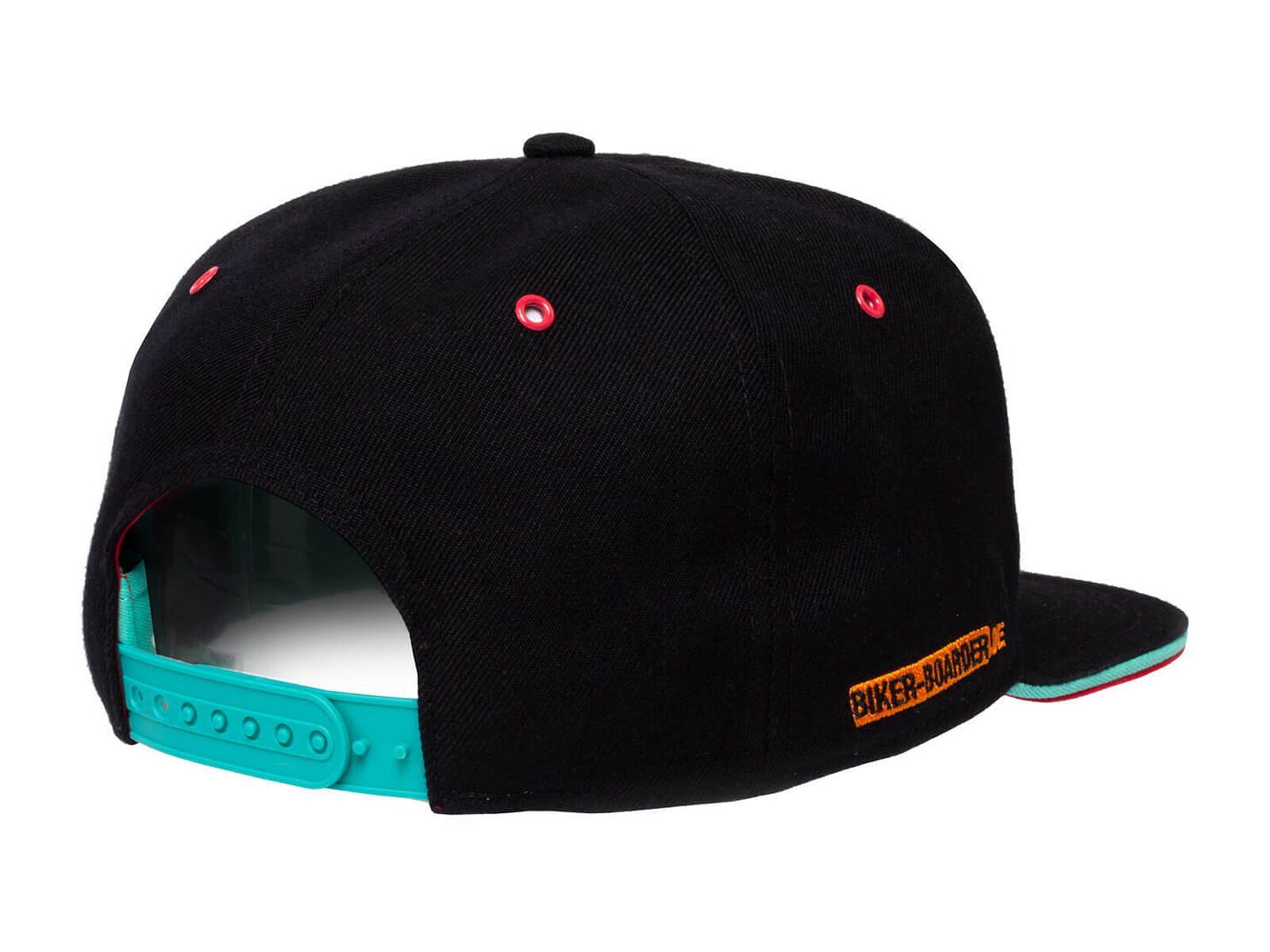 BIKER-BOARDER Strassenschlacht Snapback Cap Logo, schwarz - Bild 3