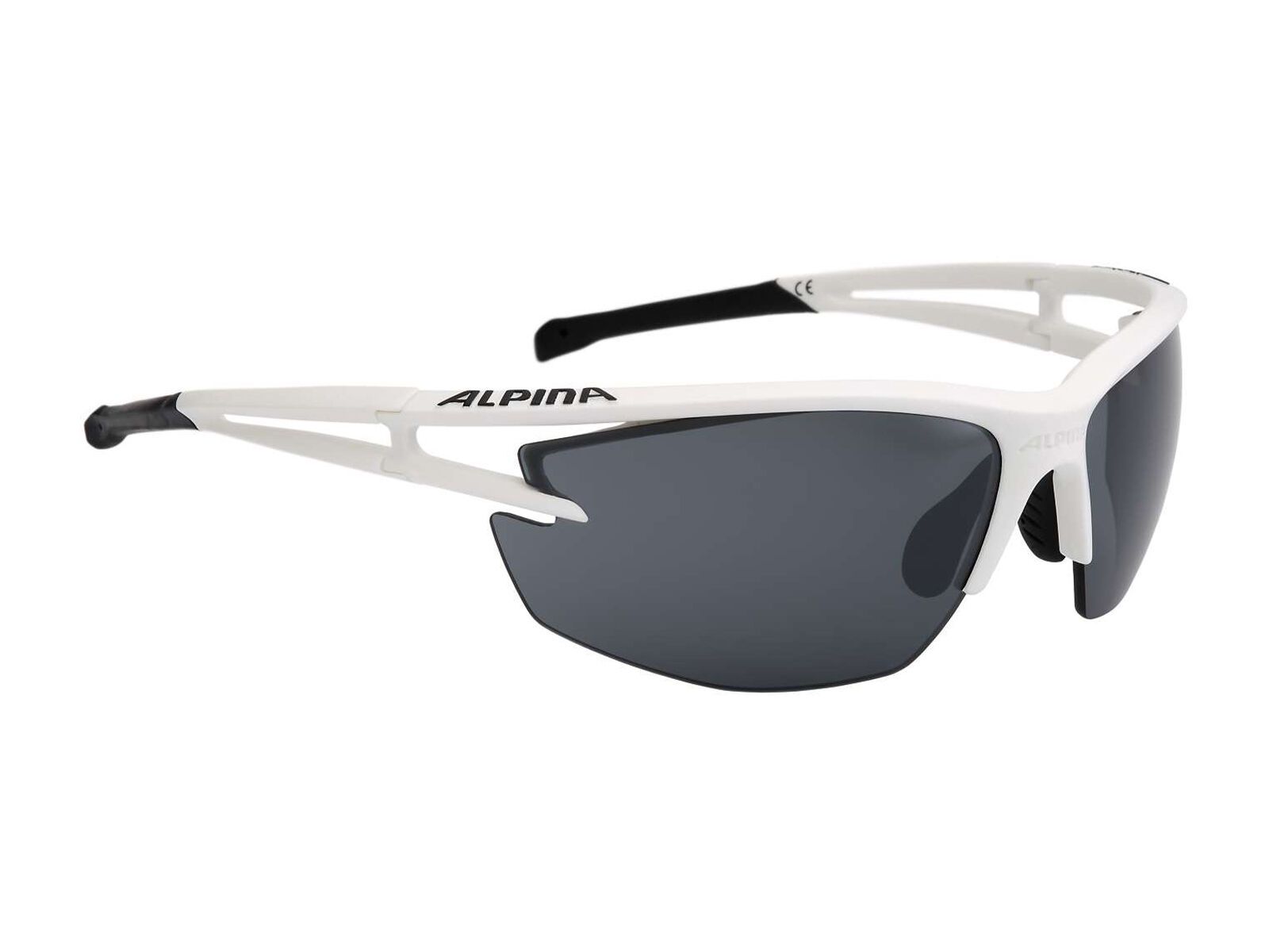 Alpina Alpina Eye-5 HR CM+, white matt black/Lens: ceramic mirror black - Bild 1
